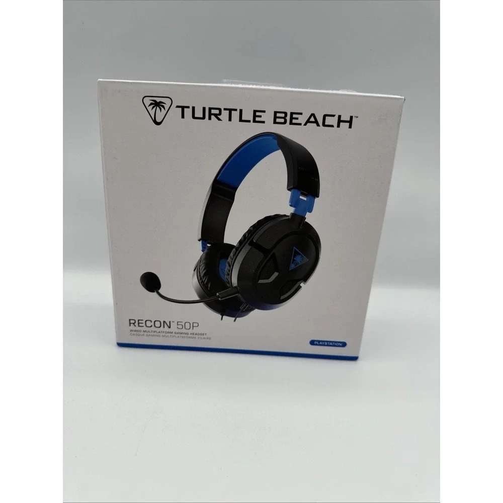 Turtle Beach‎ Ear Force Recon 50P Wired Gaming Headset Black / Blue Open Box New